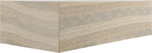 Piazza Travertine Finish Indoor/Outdoor Concrete Coffee Table