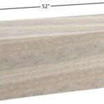 Piazza Travertine Finish Indoor/Outdoor Concrete Coffee Table