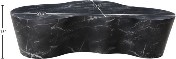 Monza Concrete And Fiberglass Indoor / Outdoor Patio Coffee Table