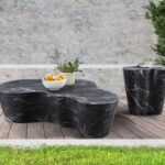 Monza Marble Finish Indoor/Outdoor Concrete Coffee Table