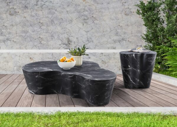 Monza Marble Finish Indoor/Outdoor Concrete Coffee Table