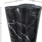 Monza Marble Finish Indoor / Outdoor Concrete End / Side Table