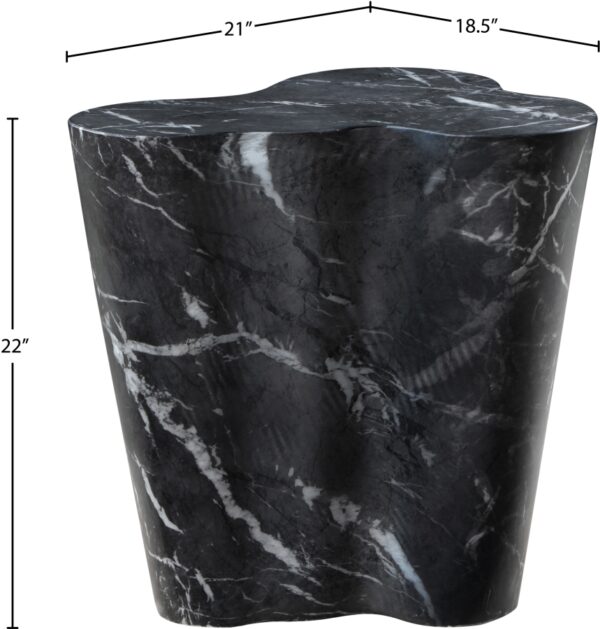 Monza Marble Finish Indoor / Outdoor Concrete End / Side Table