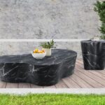 Monza Marble Finish Indoor / Outdoor Concrete End / Side Table