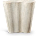 Monza Travertine Finish Indoor / Outdoor Concrete End / Side Table