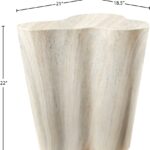 Monza Travertine Finish Indoor / Outdoor Concrete End / Side Table
