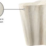 Monza Travertine Finish Indoor / Outdoor Concrete End / Side Table
