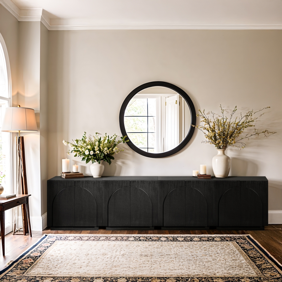 Navona Oak Veneer Sideboard / Buffet