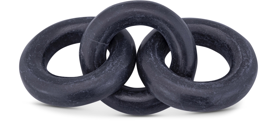 Rings Marble Decorative Chain Links