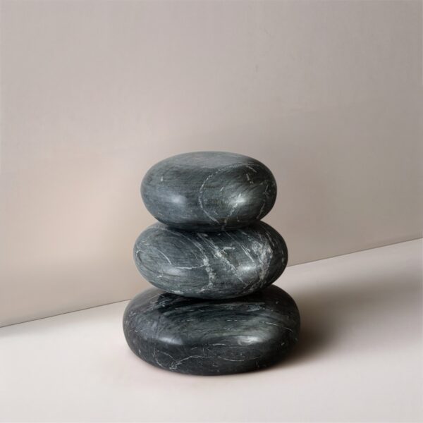 Pumpkin Marble Decorative 3pc. Object