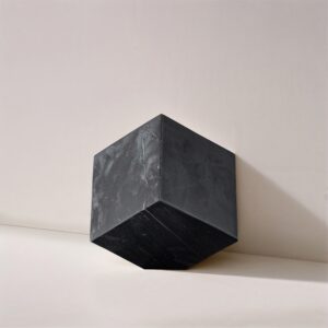 Block Marble Decorative Cube
