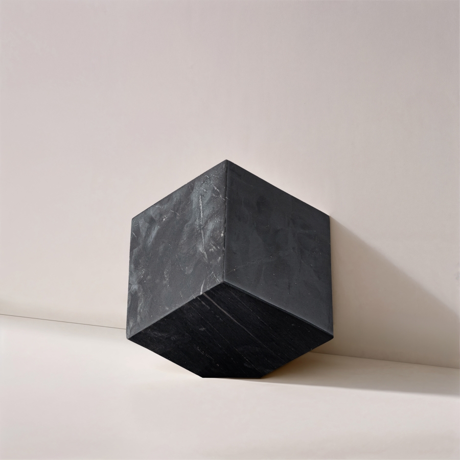 Block Marble Decorative Cube