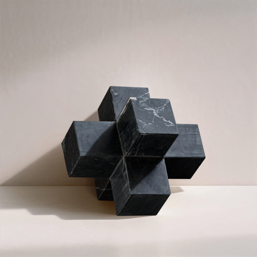 Jack Marble Decorative Jack Object