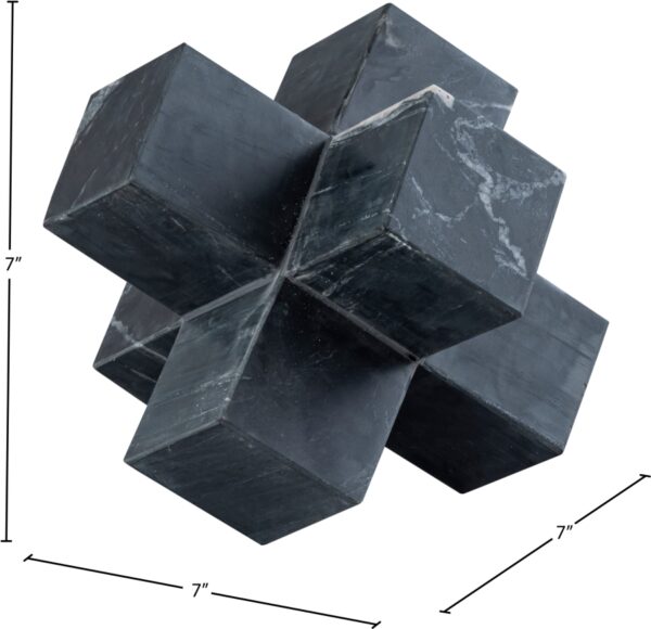 Jack Marble Decorative Jack Object