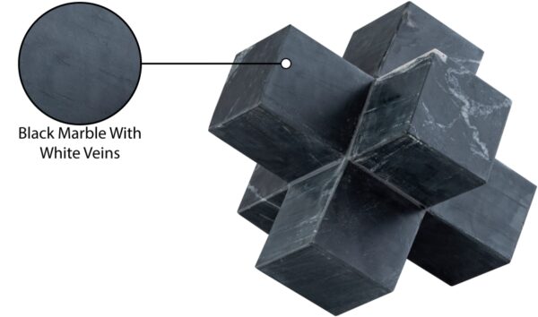 Jack Marble Decorative Jack Object