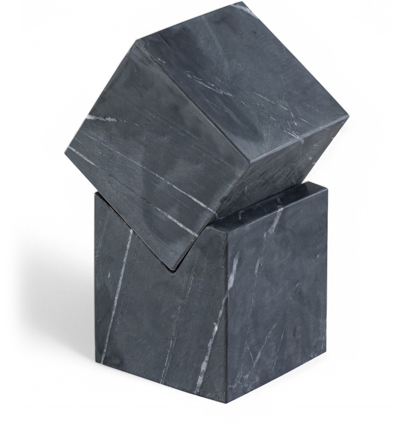 Quad Marble Decorative Cube