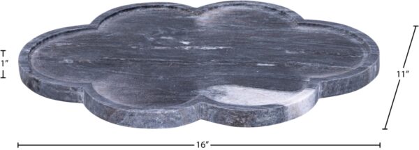 Rimini Marble Clover Shaped Tray