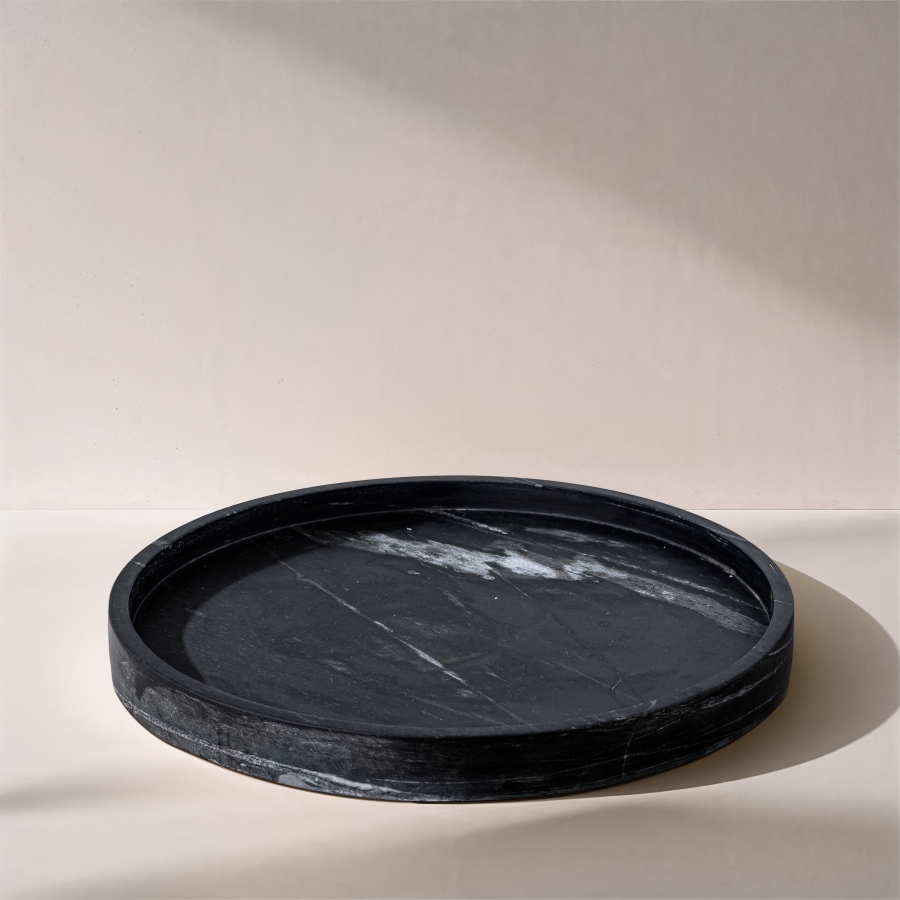 Barletta Marble Round Tray