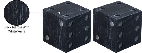 Dice Marble Decorative Dice