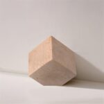 Block Travertine Decorative Cube