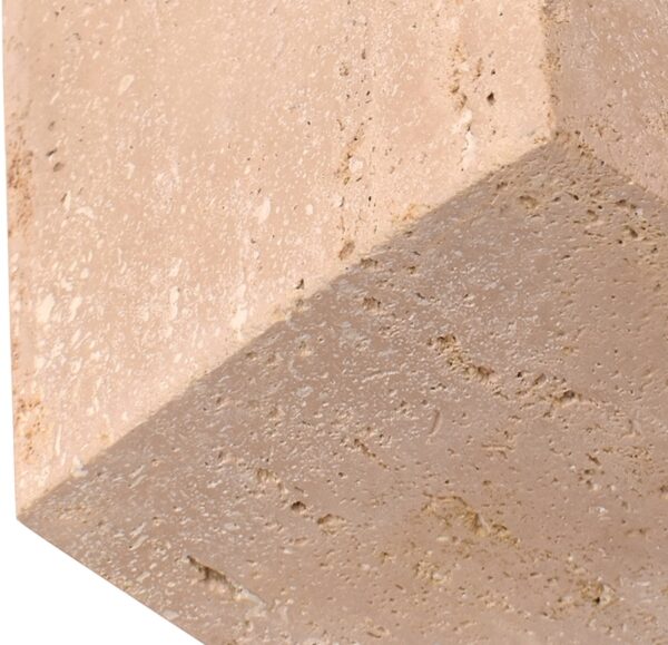 Block Travertine Decorative Cube