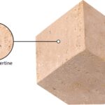 Block Travertine Decorative Cube