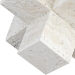 Jack Travertine Decorative Jack Object