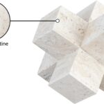 Jack Travertine Decorative Jack Object