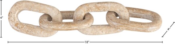Lynx Travertine Decorative Chain Links