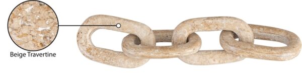 Lynx Travertine Decorative Chain Links