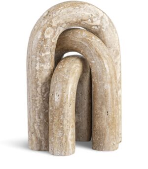 Arco Travertine Decorative 3pc. Object