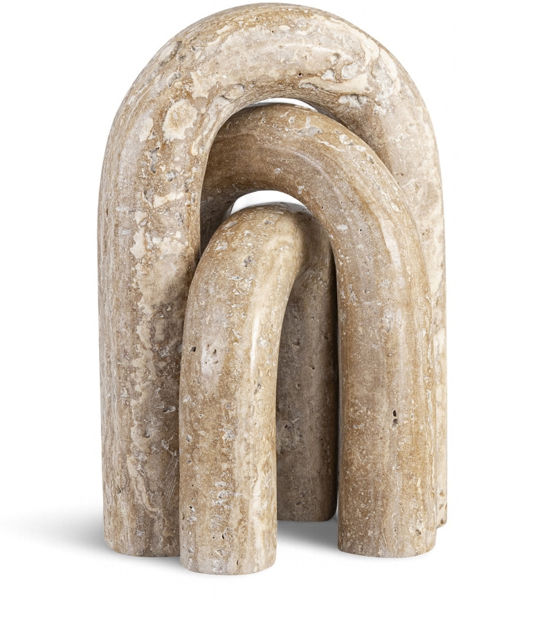 Arco Travertine Decorative 3pc. Object