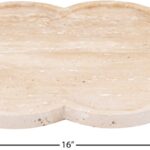 Rimini Travertine Clover Shaped Tray