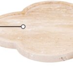 Rimini Travertine Clover Shaped Tray