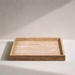 Barletta Travertine Square Tray