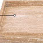 Barletta Travertine Square Tray