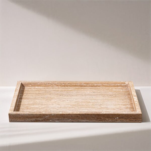 Barletta Travertine Rectangular Tray