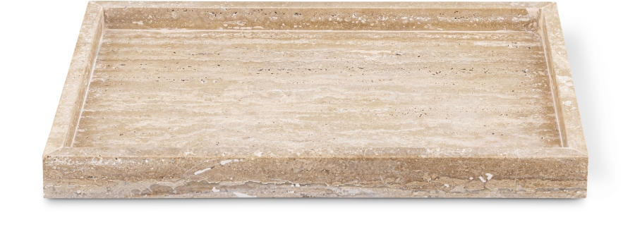 Barletta Travertine Rectangular Tray