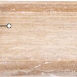 Barletta Travertine Rectangular Tray