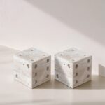 Dice Travertine Decorative Dice