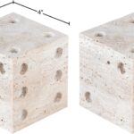 Dice Travertine Decorative Dice