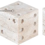 Dice Travertine Decorative Dice