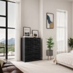 Weave Oak Veneer Chest