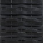 Weave Oak Veneer Chest