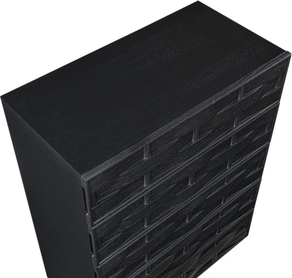 Weave Oak Veneer Chest