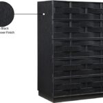 Weave Oak Veneer Chest