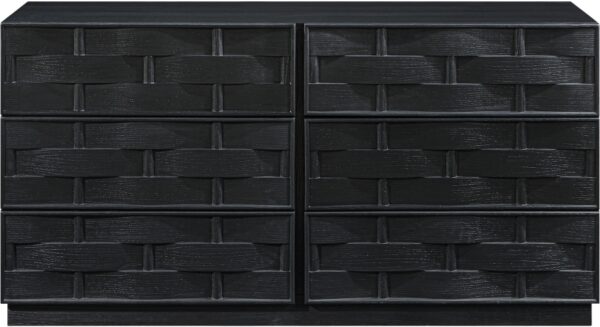 Weave Oak Veneer Dresser