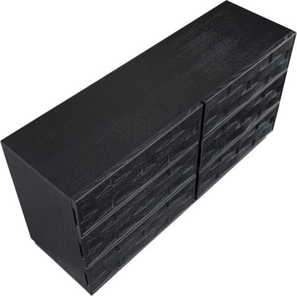Weave Oak Veneer Dresser