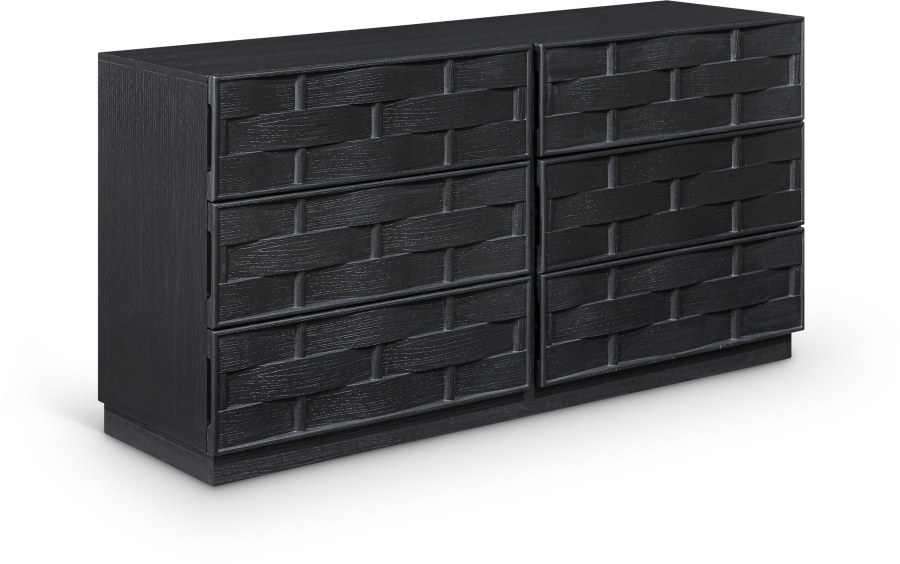 Weave Oak Veneer Dresser