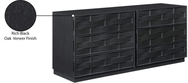 Weave Oak Veneer Dresser